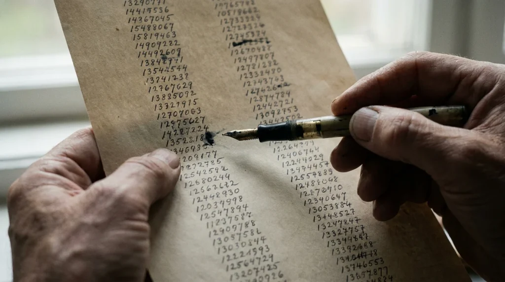 Comparing two columns of fair odds versus market odds on paper