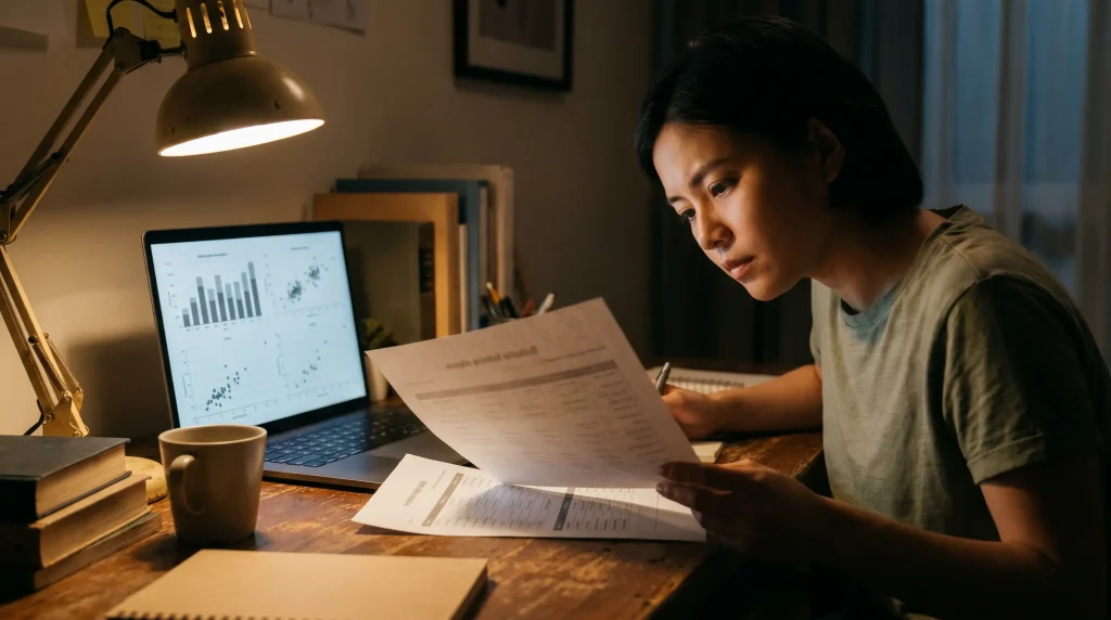 Bettor reviewing the entire daily NHL slate before placing a Grand Salami