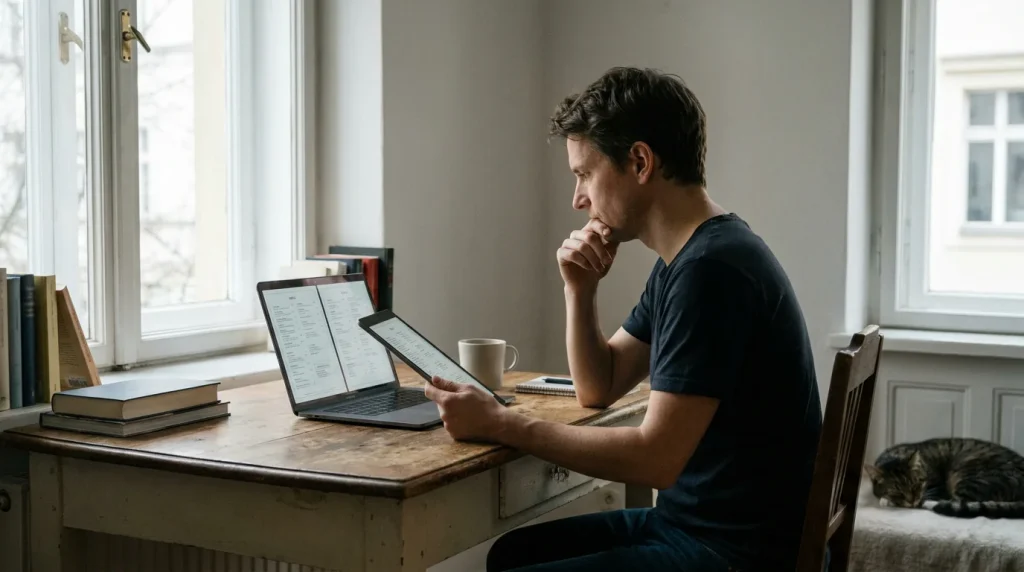 Bettor researching niche playoff prop products