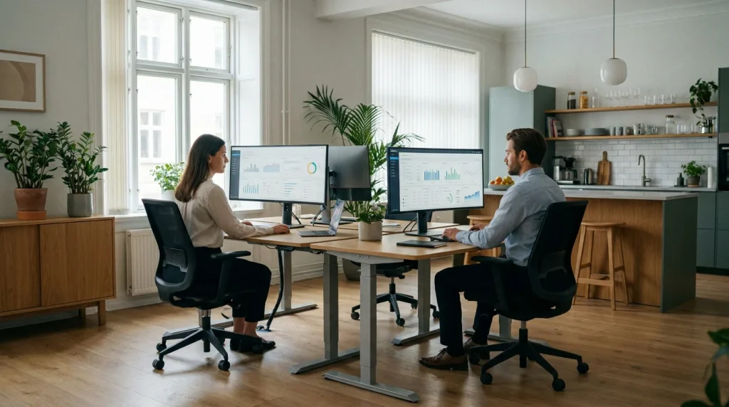 Operator player-protection team reviewing flagged accounts in an office